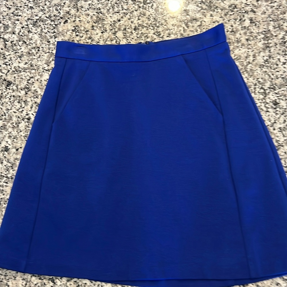 XS- blue skirt - pockets- Hutch brand